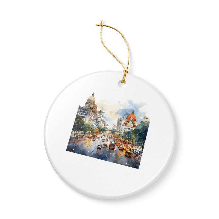 Bangalore India Ornament: Unique Bangalore India Souvenir, Bangalore India Xmas Decor, and Authentic Bangalore India Gift