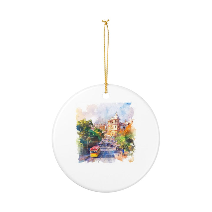 Bangalore India Ornament: Unique Bangalore India Souvenir, Bangalore India Xmas Decor, and Authentic Bangalore India Gift