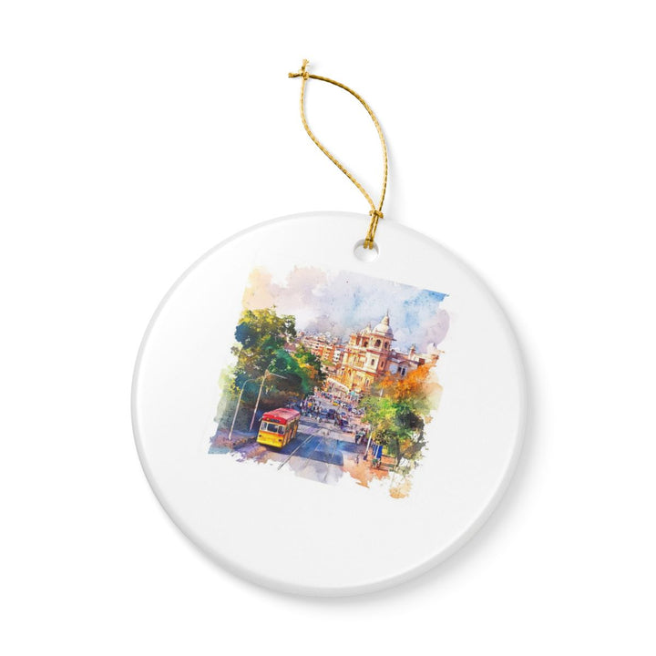 Bangalore India Ornament: Unique Bangalore India Souvenir, Bangalore India Xmas Decor, and Authentic Bangalore India Gift