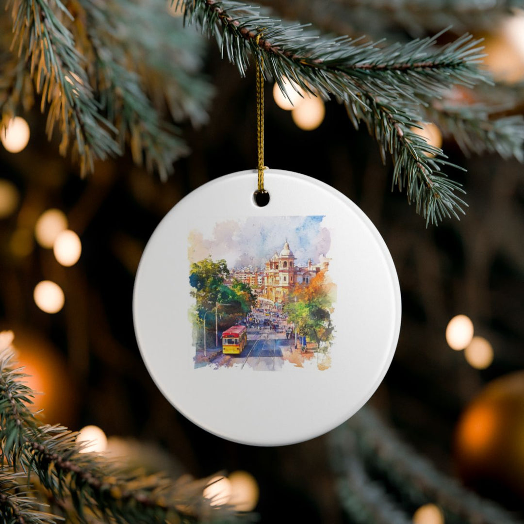Bangalore India Ornament: Unique Bangalore India Souvenir, Bangalore India Xmas Decor, and Authentic Bangalore India Gift