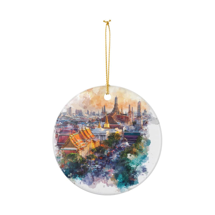 Bangkok Thailand Ornament: Unique Bangkok Souvenir, Bangkok Thailand Xmas Decor, and Authentic Bangkok Gift