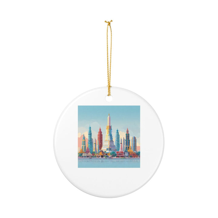 Bangkok Thailand Ornament: Unique Bangkok Souvenir, Bangkok Thailand Xmas Decor, and Authentic Bangkok Gift