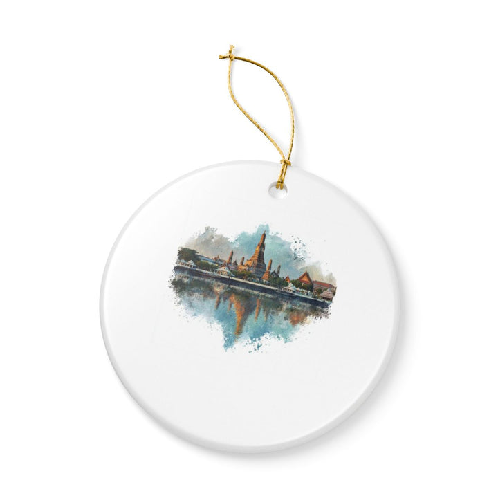 Bangkok Thailand Ornament: Unique Bangkok Souvenir, Bangkok Thailand Xmas Decor, and Authentic Bangkok Gift