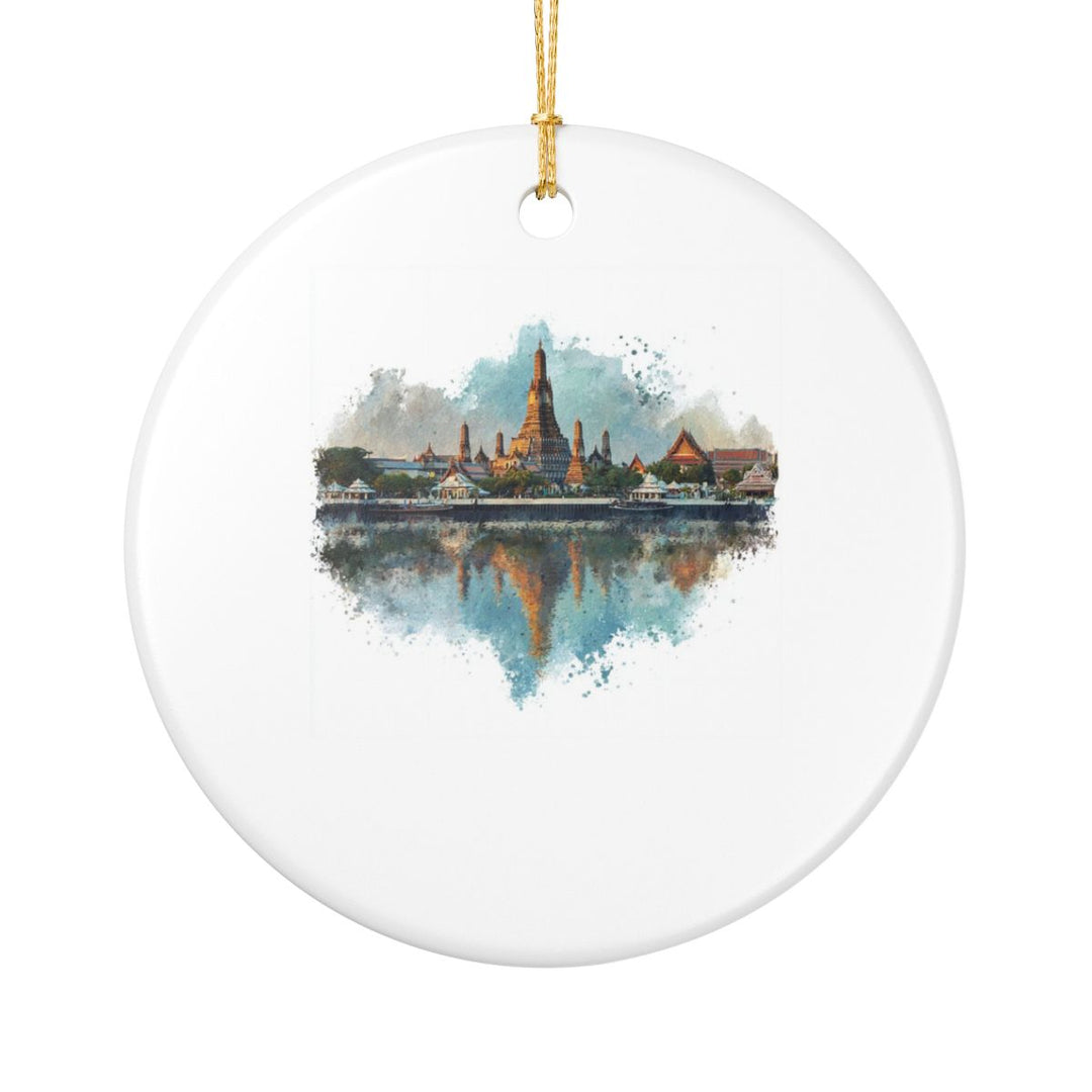 Bangkok Thailand Ornament: Unique Bangkok Souvenir, Bangkok Thailand Xmas Decor, and Authentic Bangkok Gift