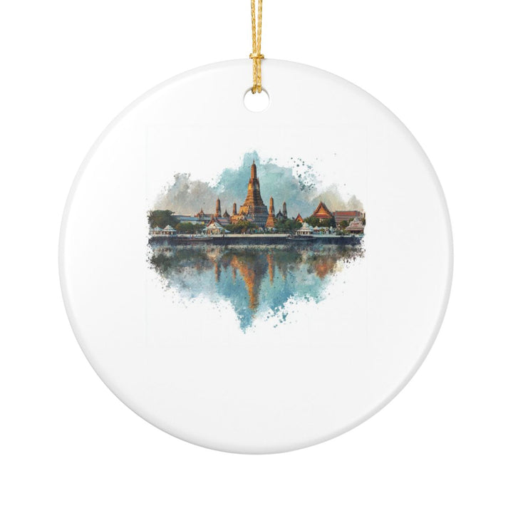 Bangkok Thailand Ornament: Unique Bangkok Souvenir, Bangkok Thailand Xmas Decor, and Authentic Bangkok Gift