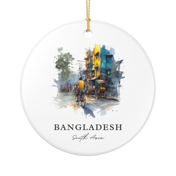 Bangladesh Bangladesh Ornament: Unique Bangladesh Souvenir, Bangladesh Bangladesh Xmas Decor, and Authentic Bangladesh Gift