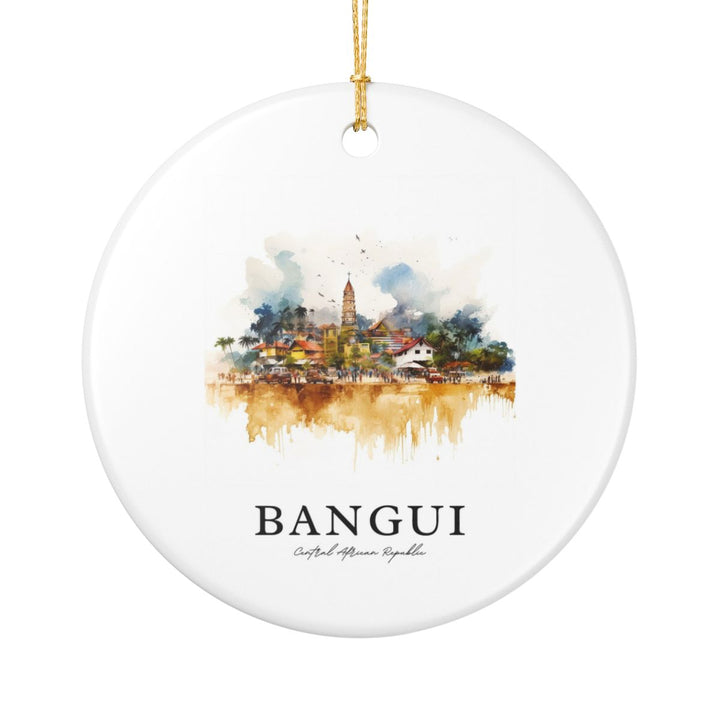 Bangui Central African Republic Ornament: Unique Bangui Central African Republic Souvenir, Bangui Central African Republic Xmas Decor, and Authentic Bangui Central African Republic Gift