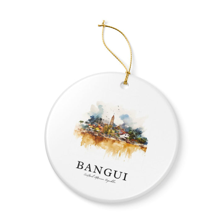 Bangui Central African Republic Ornament: Unique Bangui Central African Republic Souvenir, Bangui Central African Republic Xmas Decor, and Authentic Bangui Central African Republic Gift