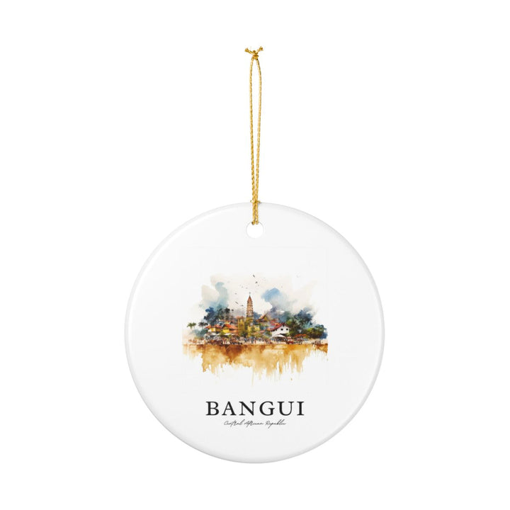 Bangui Central African Republic Ornament: Unique Bangui Central African Republic Souvenir, Bangui Central African Republic Xmas Decor, and Authentic Bangui Central African Republic Gift