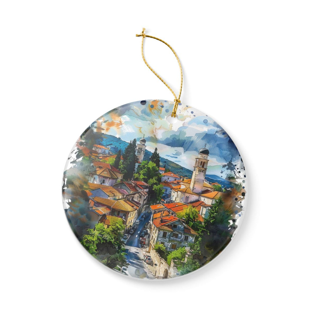 Banja Luka Ornament: Unique Banja Luka Souvenir, Banja Luka Xmas Decor, and Authentic Banja Luka Gift