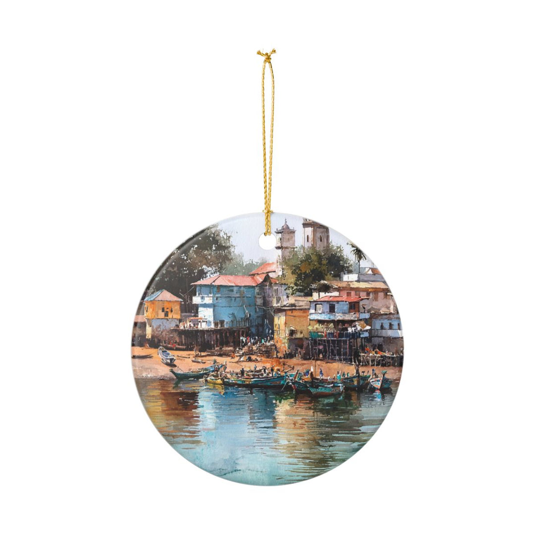 Banjul Ornament: Unique Banjul Souvenir, Banjul Xmas Decor, and Authentic Banjul Gift