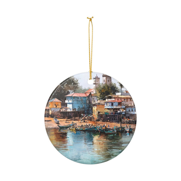 Banjul Ornament: Unique Banjul Souvenir, Banjul Xmas Decor, and Authentic Banjul Gift