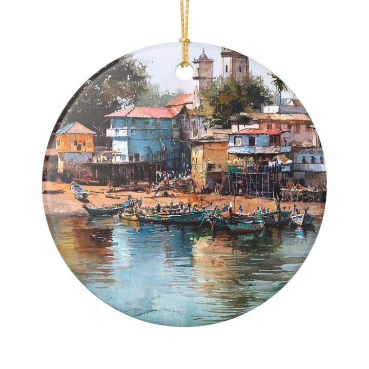 Banjul Ornament: Unique Banjul Souvenir, Banjul Xmas Decor, and Authentic Banjul Gift