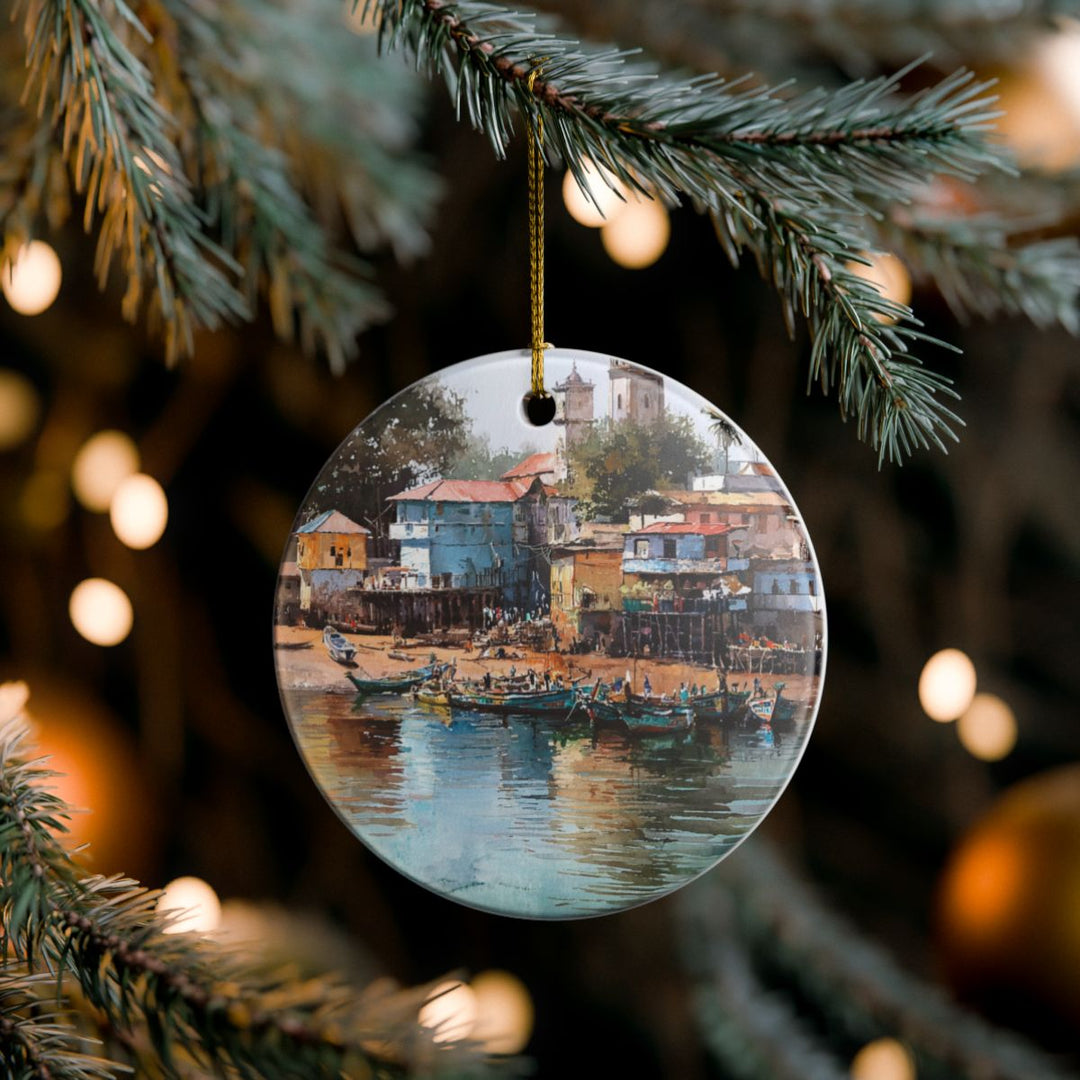 Banjul Ornament: Unique Banjul Souvenir, Banjul Xmas Decor, and Authentic Banjul Gift