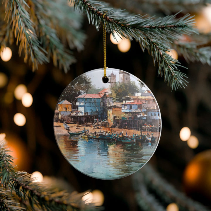 Banjul Ornament: Unique Banjul Souvenir, Banjul Xmas Decor, and Authentic Banjul Gift