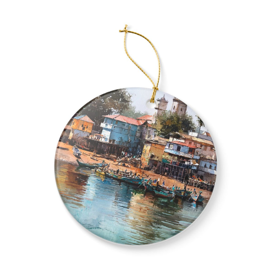 Banjul Ornament: Unique Banjul Souvenir, Banjul Xmas Decor, and Authentic Banjul Gift