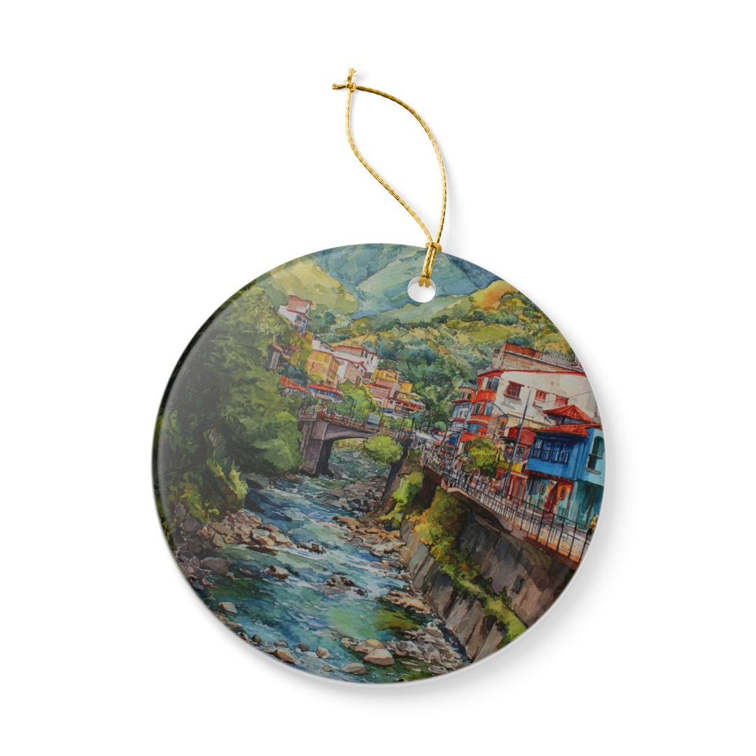 Banos Ecuador Ornament: Unique Banos Ecuador Souvenir, Banos Ecuador Xmas Decor, and Authentic Banos Ecuador Gift