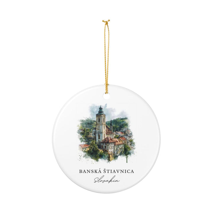 Banská Štiavnica Slovakia Ornament: Unique Banská Štiavnica Souvenir, Banská Štiavnica Slovakia Xmas Decor, and Authentic Banská Štiavnica Gift