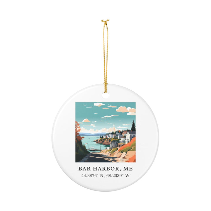 Bar Harbor Maine Ornament | Christmas Travel Souvenir Gift