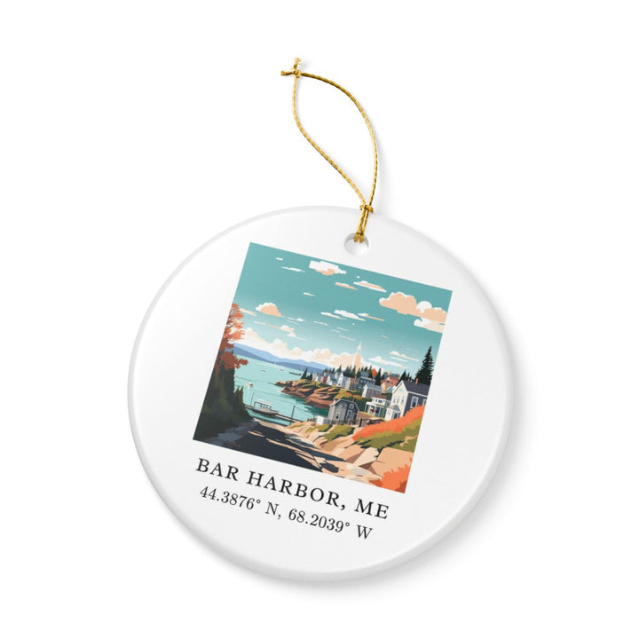 Bar Harbor Maine Ornament | Christmas Travel Souvenir Gift