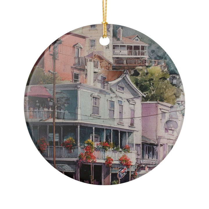 Bar Harbor Maine Ornament: Unique Bar Harbor Souvenir, Bar Harbor Maine Xmas Decor, and Authentic Bar Harbor Gift