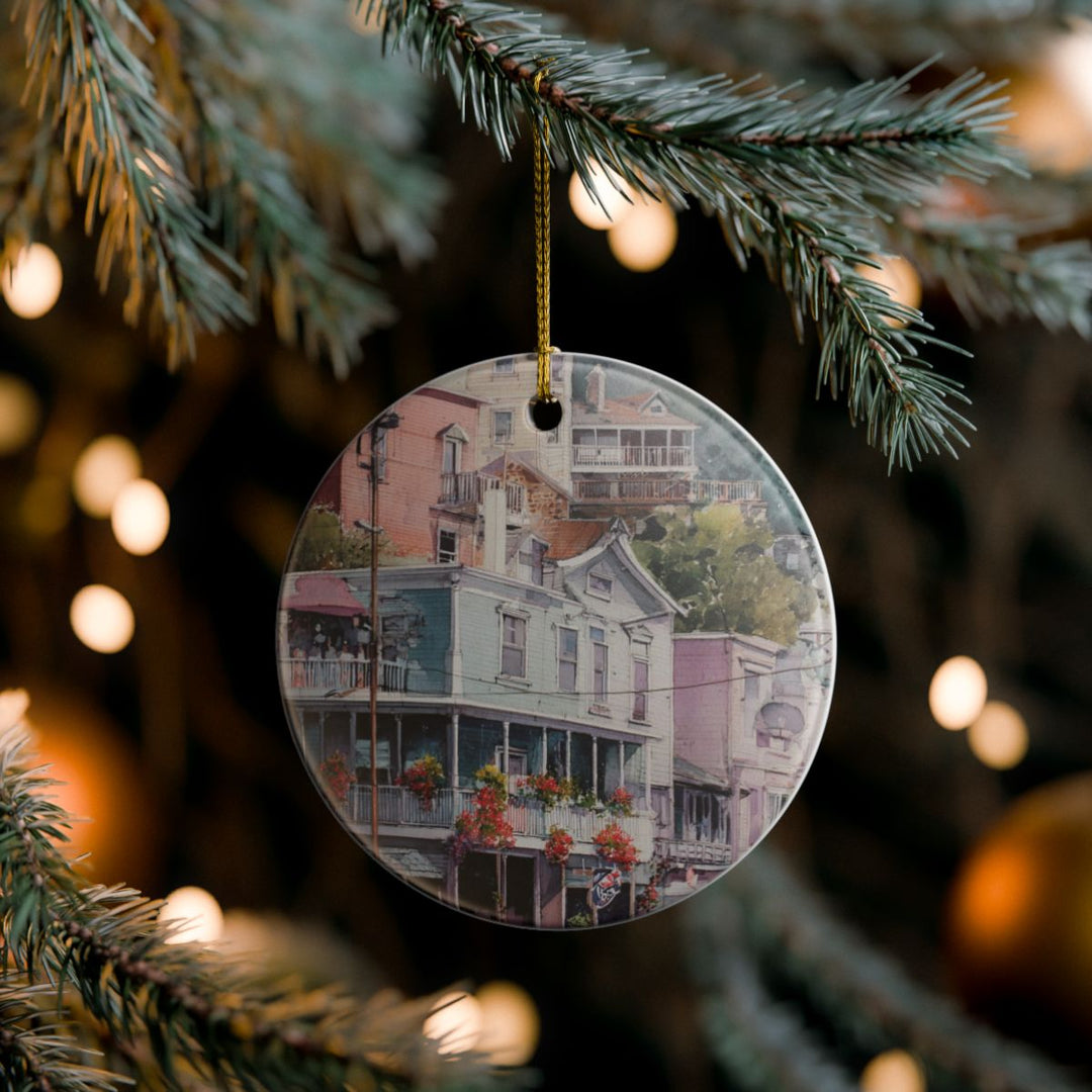 Bar Harbor Maine Ornament: Unique Bar Harbor Souvenir, Bar Harbor Maine Xmas Decor, and Authentic Bar Harbor Gift