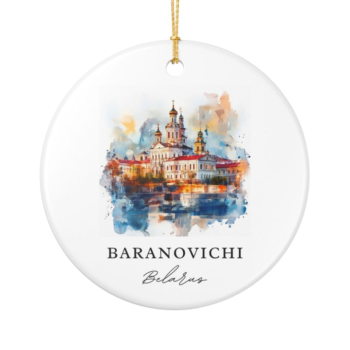 Baranovichi Belarus Ornament: Unique Baranovichi Belarus Souvenir, Baranovichi Belarus Xmas Decor, and Authentic Baranovichi Belarus Gift