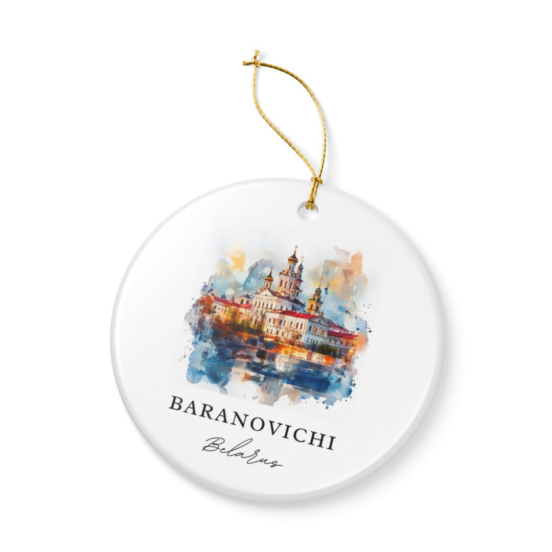 Baranovichi Belarus Ornament: Unique Baranovichi Belarus Souvenir, Baranovichi Belarus Xmas Decor, and Authentic Baranovichi Belarus Gift