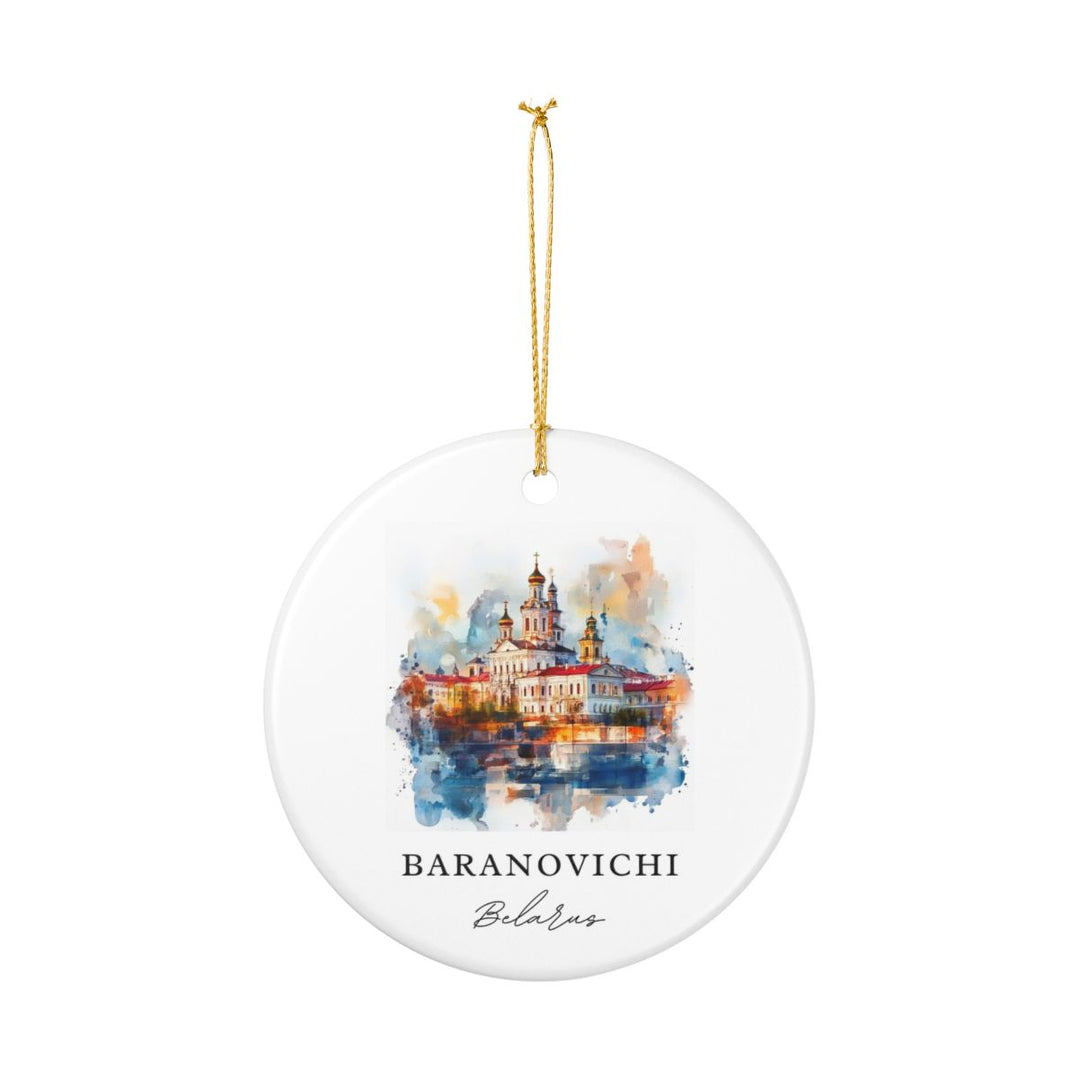 Baranovichi Belarus Ornament: Unique Baranovichi Belarus Souvenir, Baranovichi Belarus Xmas Decor, and Authentic Baranovichi Belarus Gift