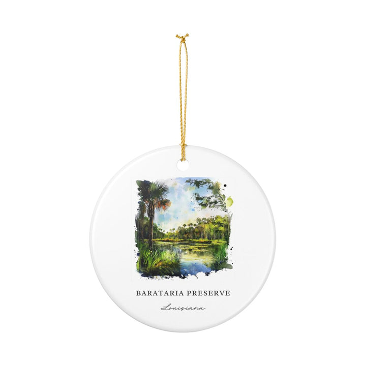 Barataria Preserve Louisiana Ornament: Unique Barataria Preserve Souvenir, Barataria Preserve Louisiana Xmas Decor, and Authentic Barataria Preserve Gift