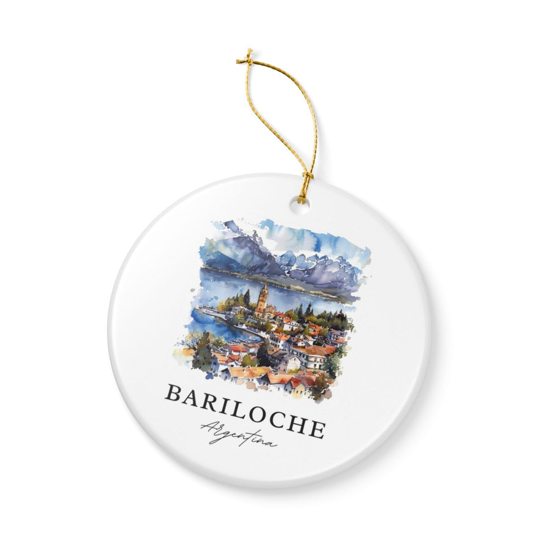Bariloche Argentina Ornament: Unique Bariloche Souvenir, Bariloche Argentina Xmas Decor, and Authentic Bariloche Gift