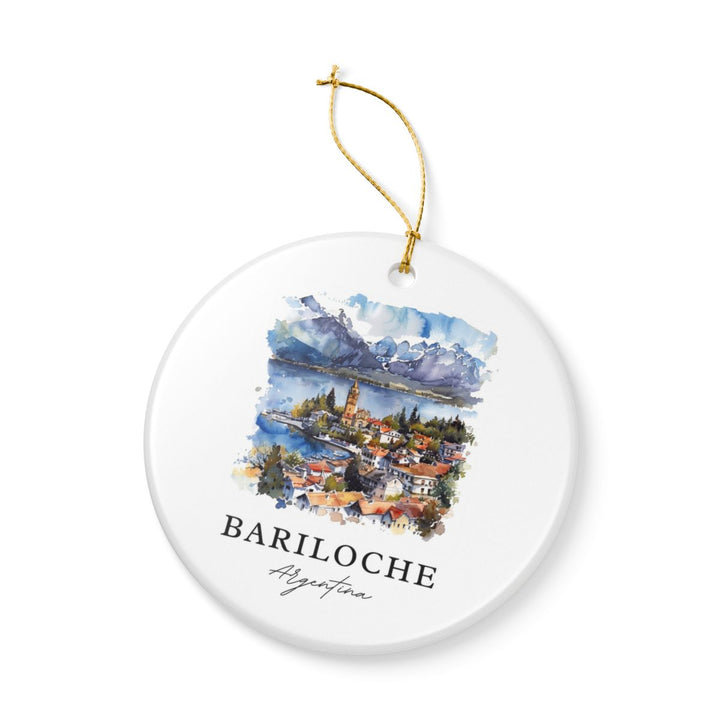 Bariloche Argentina Ornament: Unique Bariloche Souvenir, Bariloche Argentina Xmas Decor, and Authentic Bariloche Gift