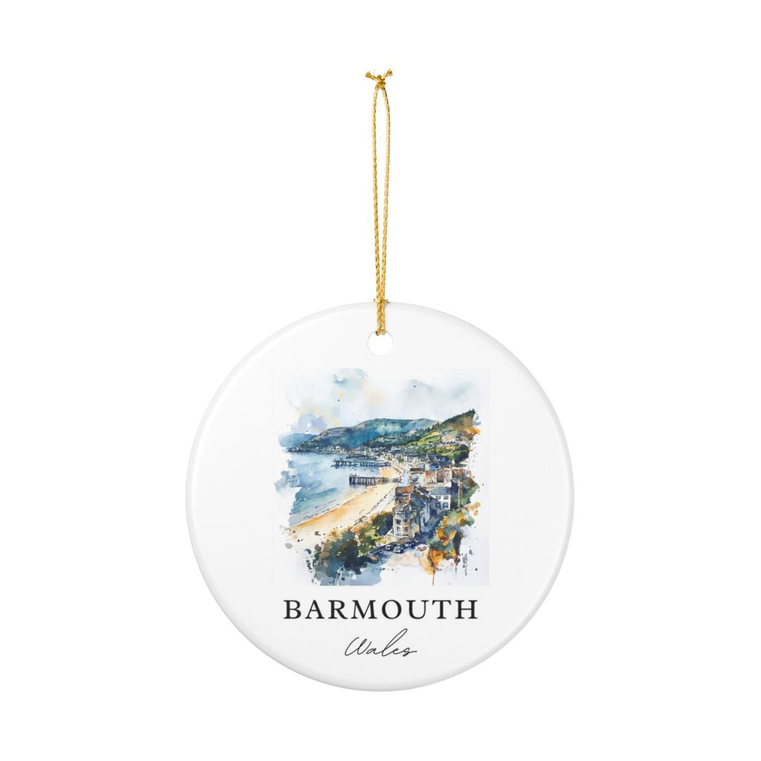 Barmouth Wales Ornament: Unique Barmouth Souvenir, Barmouth Wales Xmas Decor, and Authentic Barmouth Gift