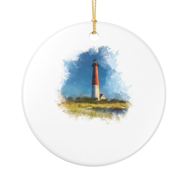 Barnegat Light Lbi Ornament: Unique Barnegat Light Lbi Souvenir, Barnegat Light Lbi Xmas Decor, and Authentic Barnegat Light Lbi Gift