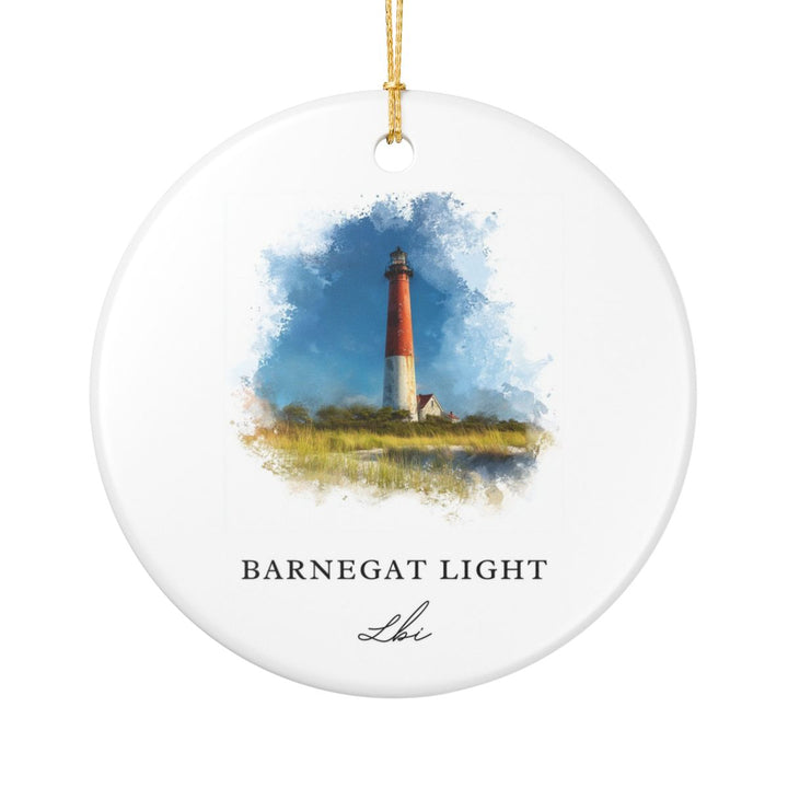 Barnegat Light Lbi Ornament | Christmas Travel Souvenir Gift