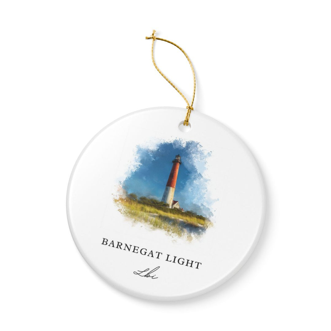 Barnegat Light Lbi Ornament | Christmas Travel Souvenir Gift