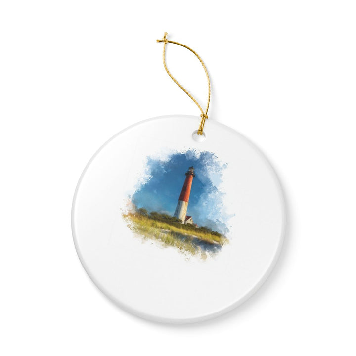 Barnegat Light Lbi Ornament: Unique Barnegat Light Lbi Souvenir, Barnegat Light Lbi Xmas Decor, and Authentic Barnegat Light Lbi Gift