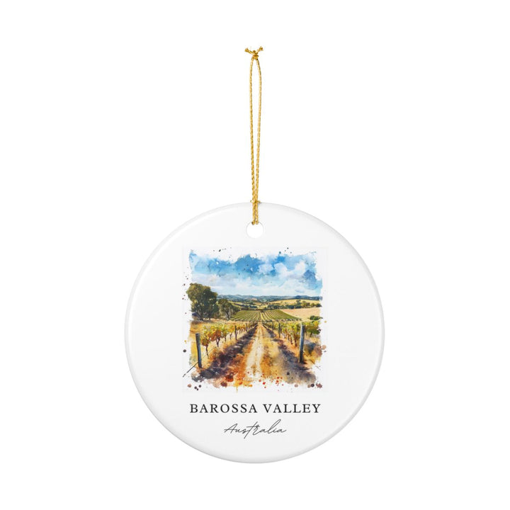 Barossa Valley Australia Ornament: Unique Barossa Valley Souvenir, Barossa Valley Australia Xmas Decor, and Authentic Barossa Valley Gift