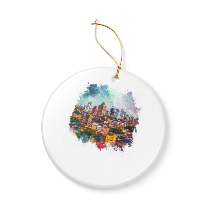 Barranquilla Ornament: Unique Barranquilla Souvenir, Barranquilla Xmas Decor, and Authentic Barranquilla Gift