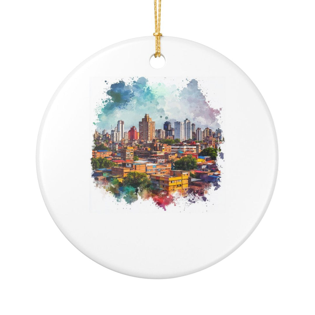 Barranquilla Ornament: Unique Barranquilla Souvenir, Barranquilla Xmas Decor, and Authentic Barranquilla Gift