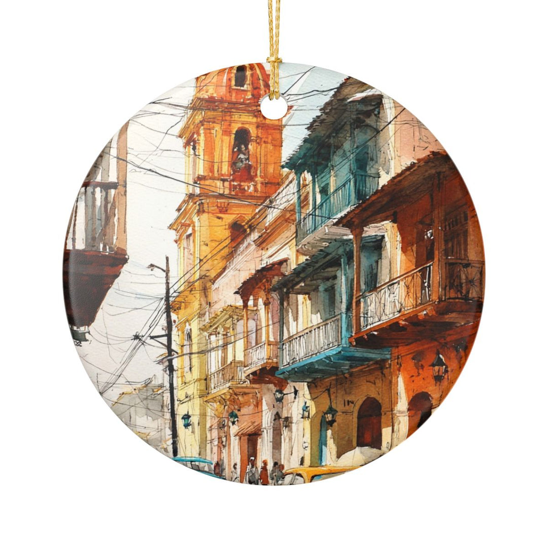 Barranquilla Ornament: Unique Barranquilla Souvenir, Barranquilla Xmas Decor, and Authentic Barranquilla Gift
