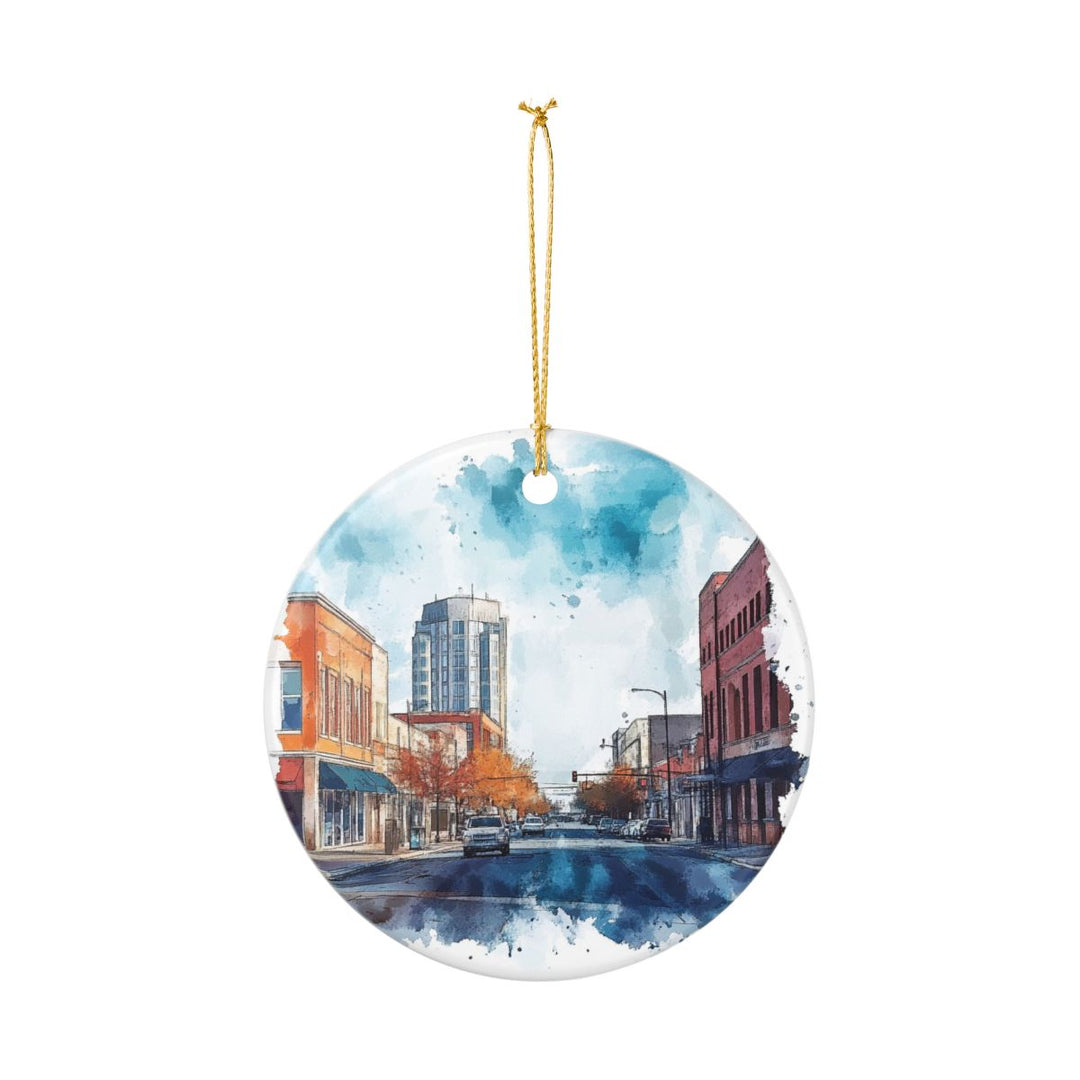 Bartlesville Oklahoma USA Ornament: Unique Bartlesville Souvenir, Bartlesville Oklahoma Xmas Decor, and Authentic Bartlesville Gift