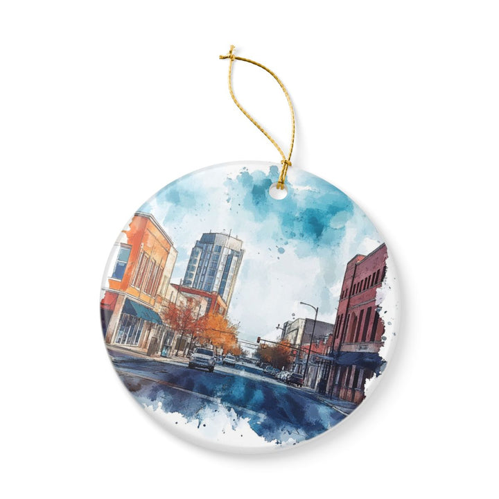 Bartlesville Oklahoma USA Ornament: Unique Bartlesville Souvenir, Bartlesville Oklahoma Xmas Decor, and Authentic Bartlesville Gift
