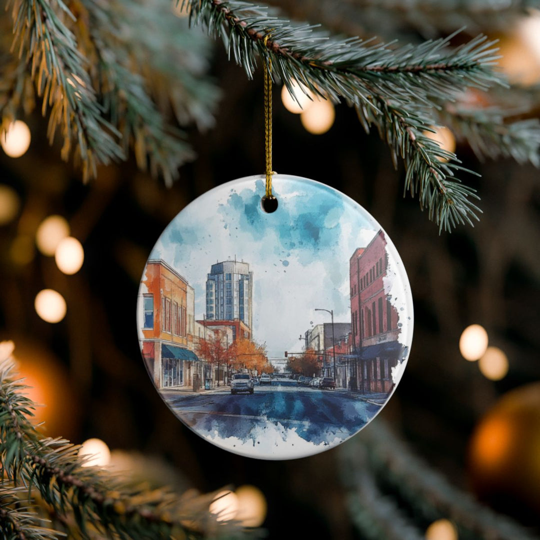 Bartlesville Oklahoma USA Ornament: Unique Bartlesville Souvenir, Bartlesville Oklahoma Xmas Decor, and Authentic Bartlesville Gift