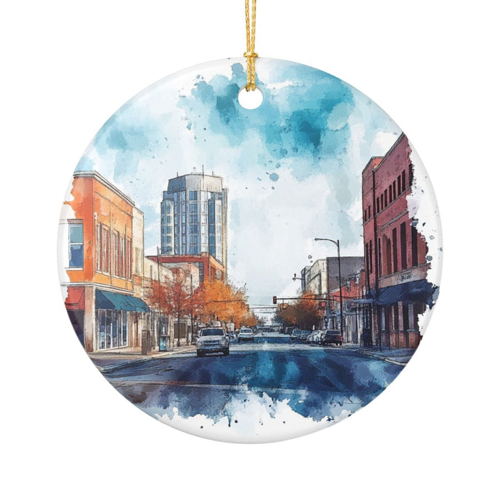 Bartlesville Oklahoma USA Ornament: Unique Bartlesville Souvenir, Bartlesville Oklahoma Xmas Decor, and Authentic Bartlesville Gift