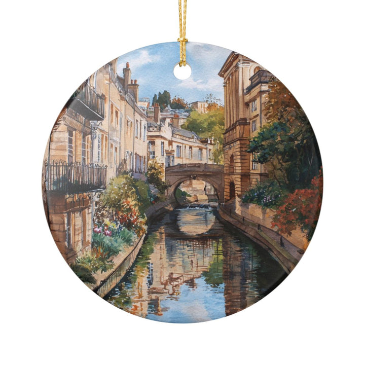 Bath England Ornament: Unique Bath Souvenir, Bath England Xmas Decor, and Authentic Bath Gift
