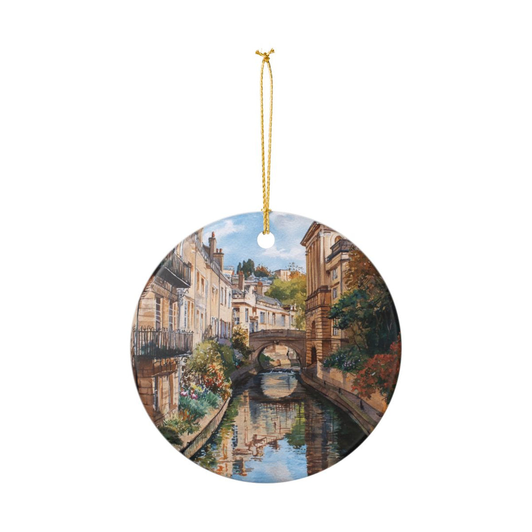 Bath England Ornament: Unique Bath Souvenir, Bath England Xmas Decor, and Authentic Bath Gift