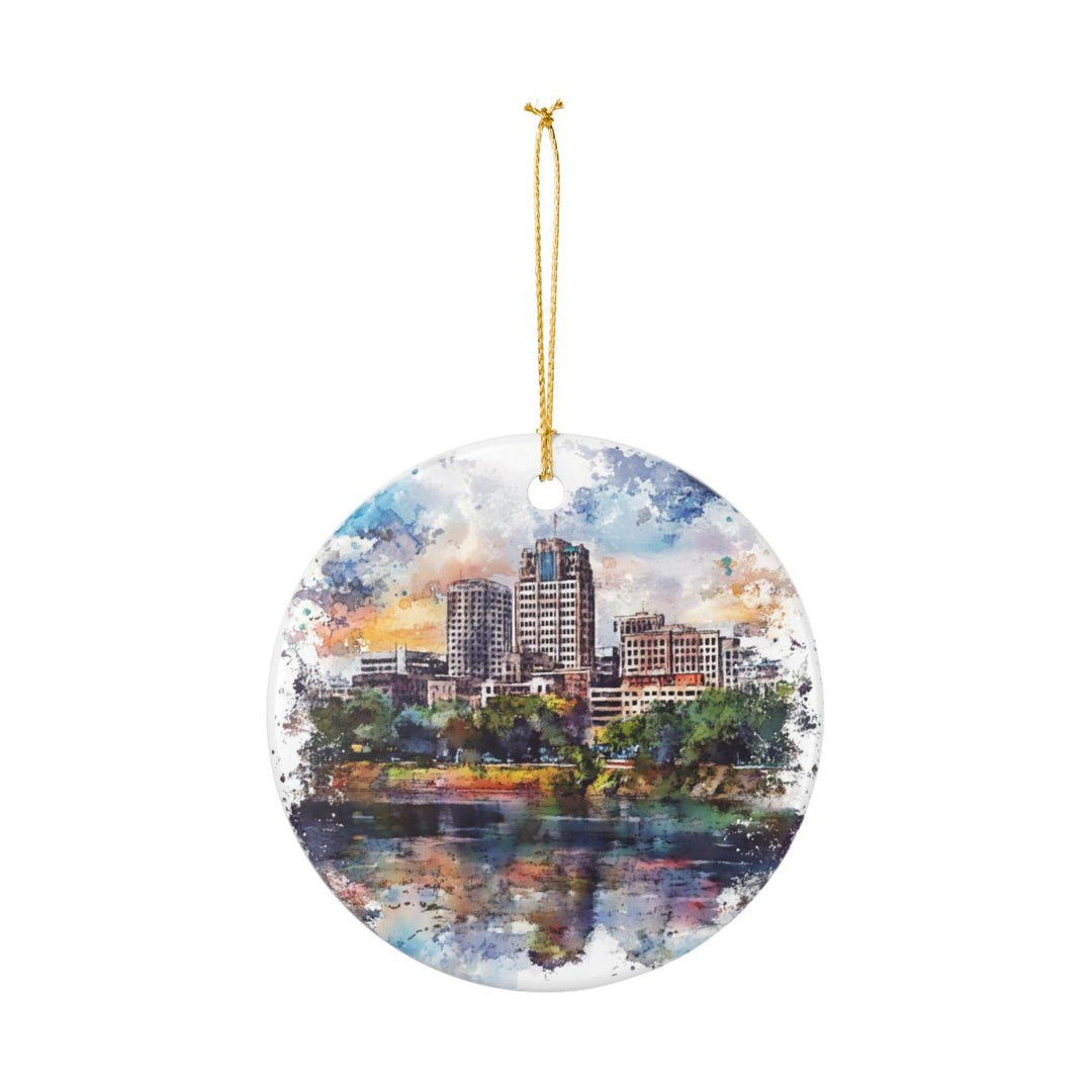 Baton Rouge Louisiana Ornament: Unique Baton Rouge Souvenir, Baton Rouge Louisiana Xmas Decor, and Authentic Baton Rouge Gift