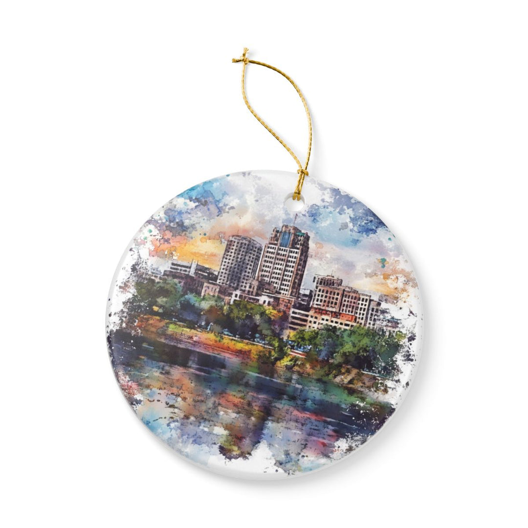 Baton Rouge Louisiana Ornament: Unique Baton Rouge Souvenir, Baton Rouge Louisiana Xmas Decor, and Authentic Baton Rouge Gift