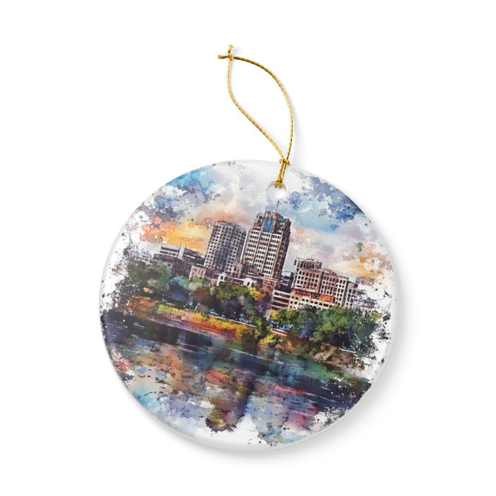 Baton Rouge Louisiana Ornament: Unique Baton Rouge Souvenir, Baton Rouge Louisiana Xmas Decor, and Authentic Baton Rouge Gift